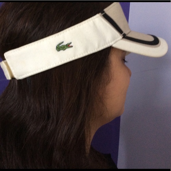 lacoste visor cap